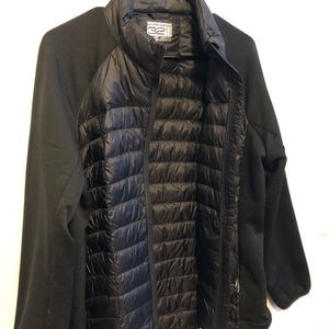 Winter black puff jacket